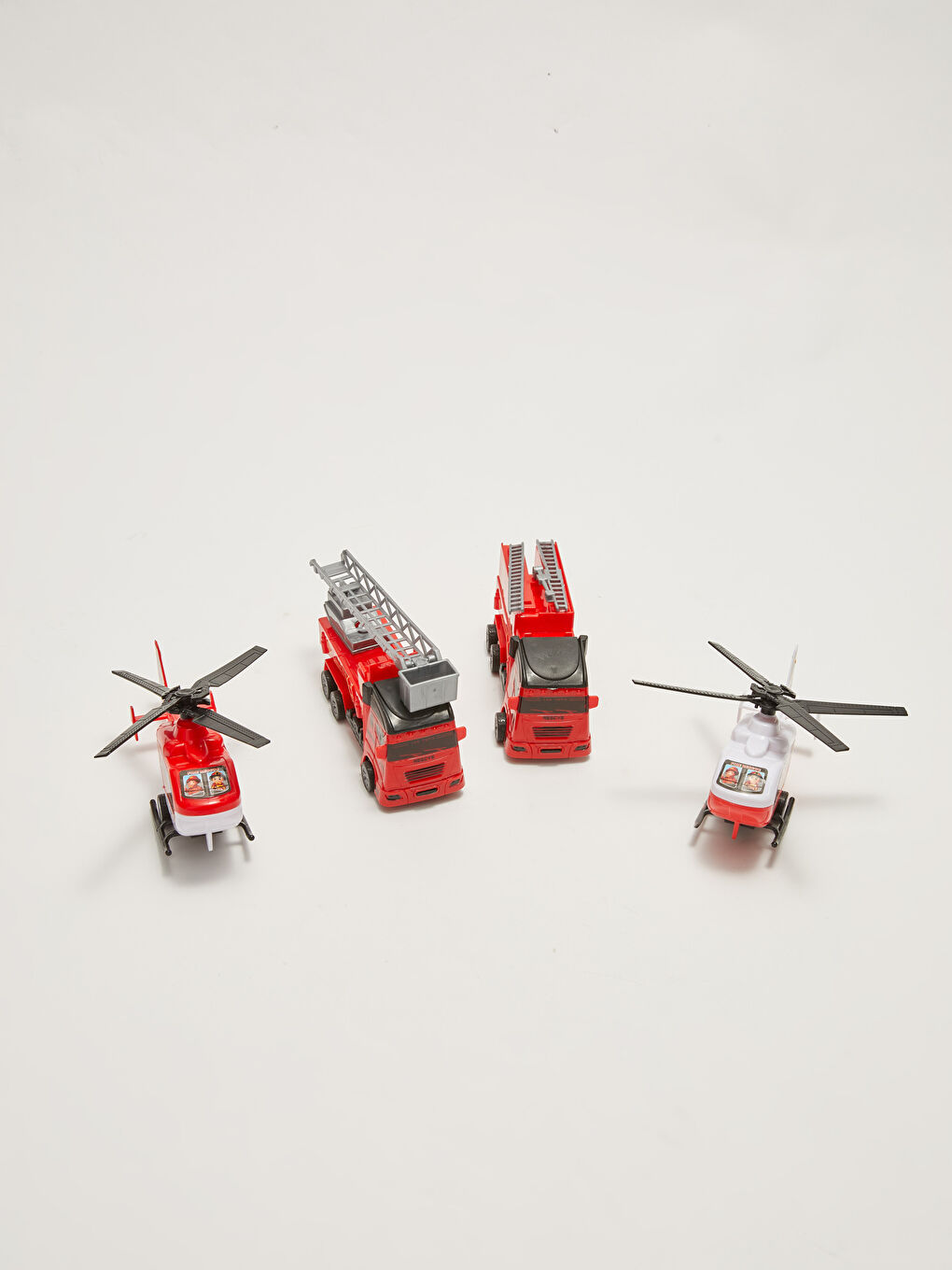 Set Camioane de Pompieri cu Tragere și Eliberare-1