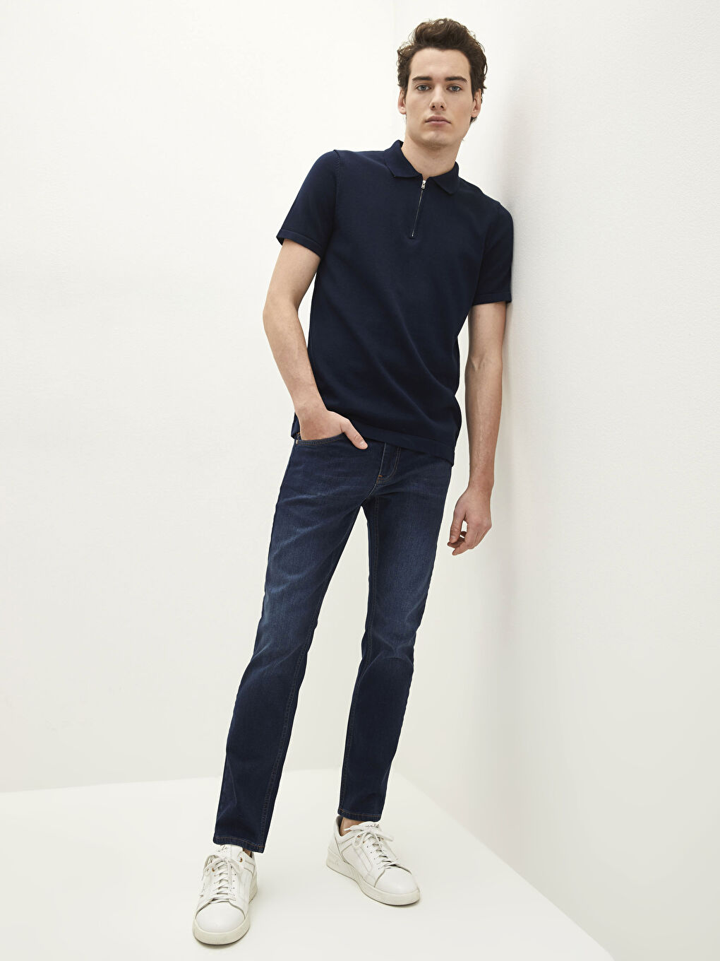 LCW Casual Koyu Rodeo 750 Slim Fit Erkek Jean Pantolon