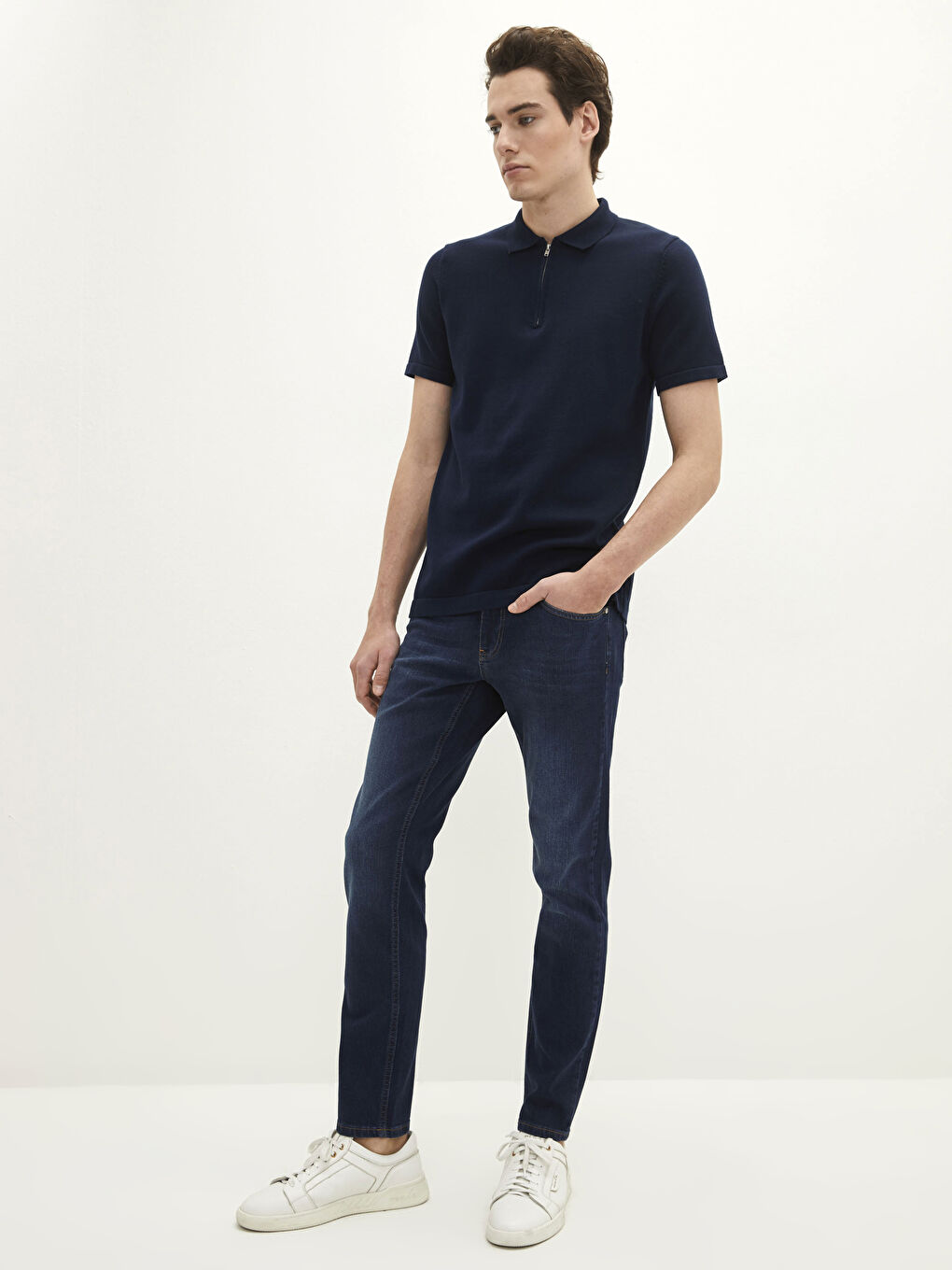 LCW Casual Koyu Rodeo 750 Slim Fit Erkek Jean Pantolon - 1