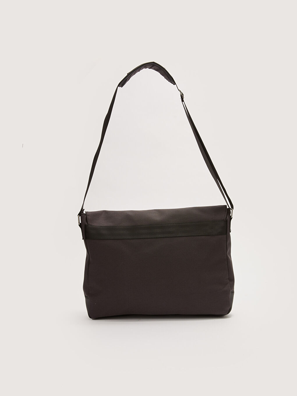 Antrasit Etiket Baskılı Erkek Postacı Çantası-2