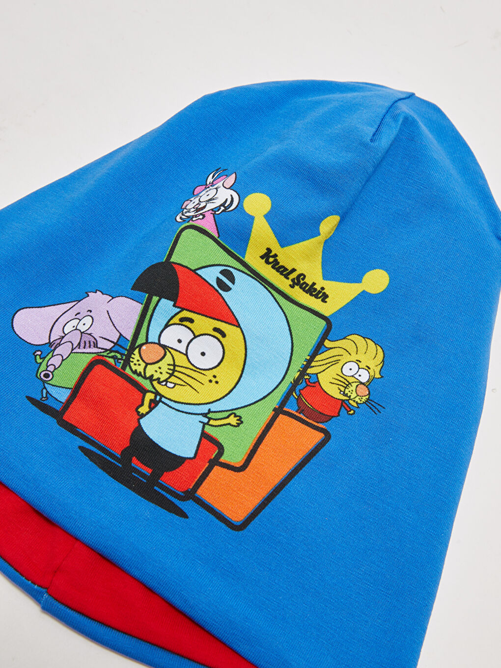 Mavi Erkek Çocuk Kral Şakir Lisanslı Bere-1