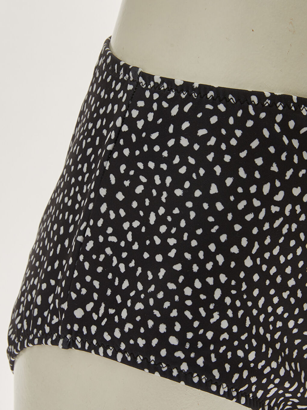 Siyah Kadın Düz Bikini Alt-2