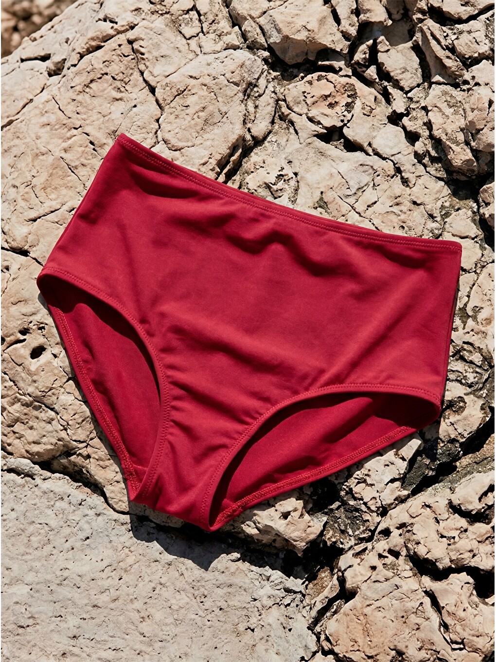 Fuşya Kadın Düz Bikini Alt
