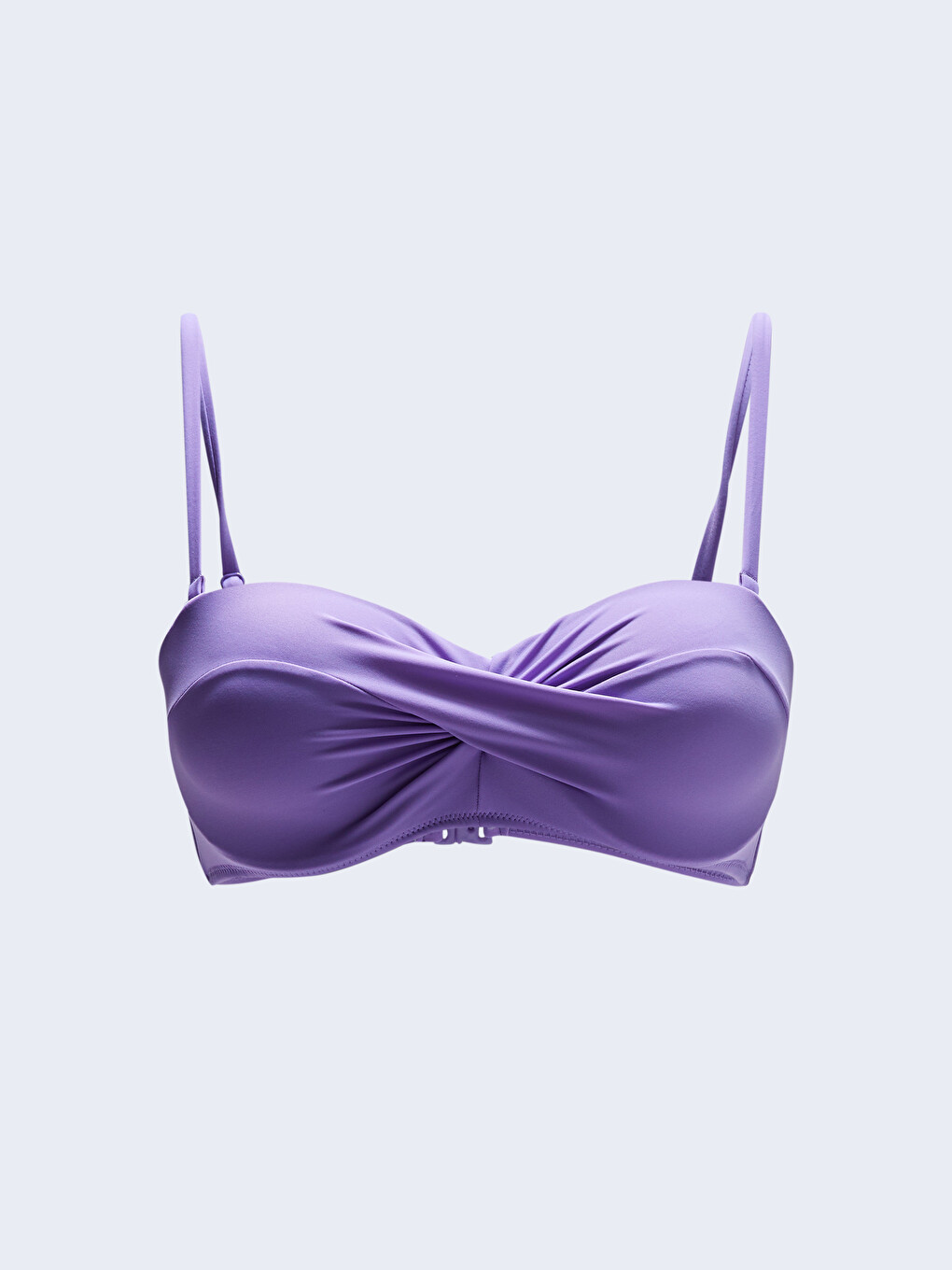 Haut De Bikini En Tissu Raschel Uni Non Rembourré