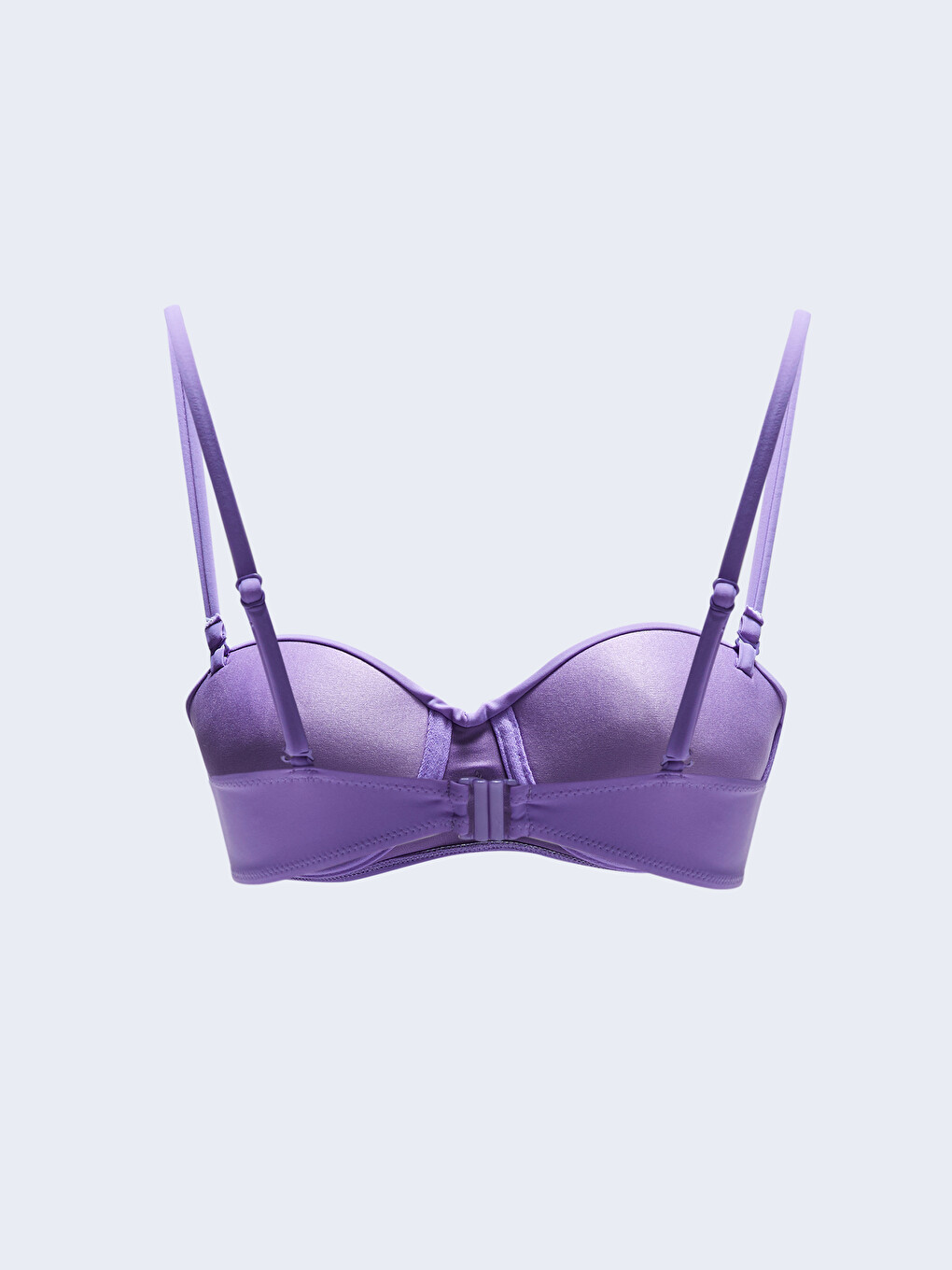 Haut De Bikini En Tissu Raschel Uni Non Rembourré-1