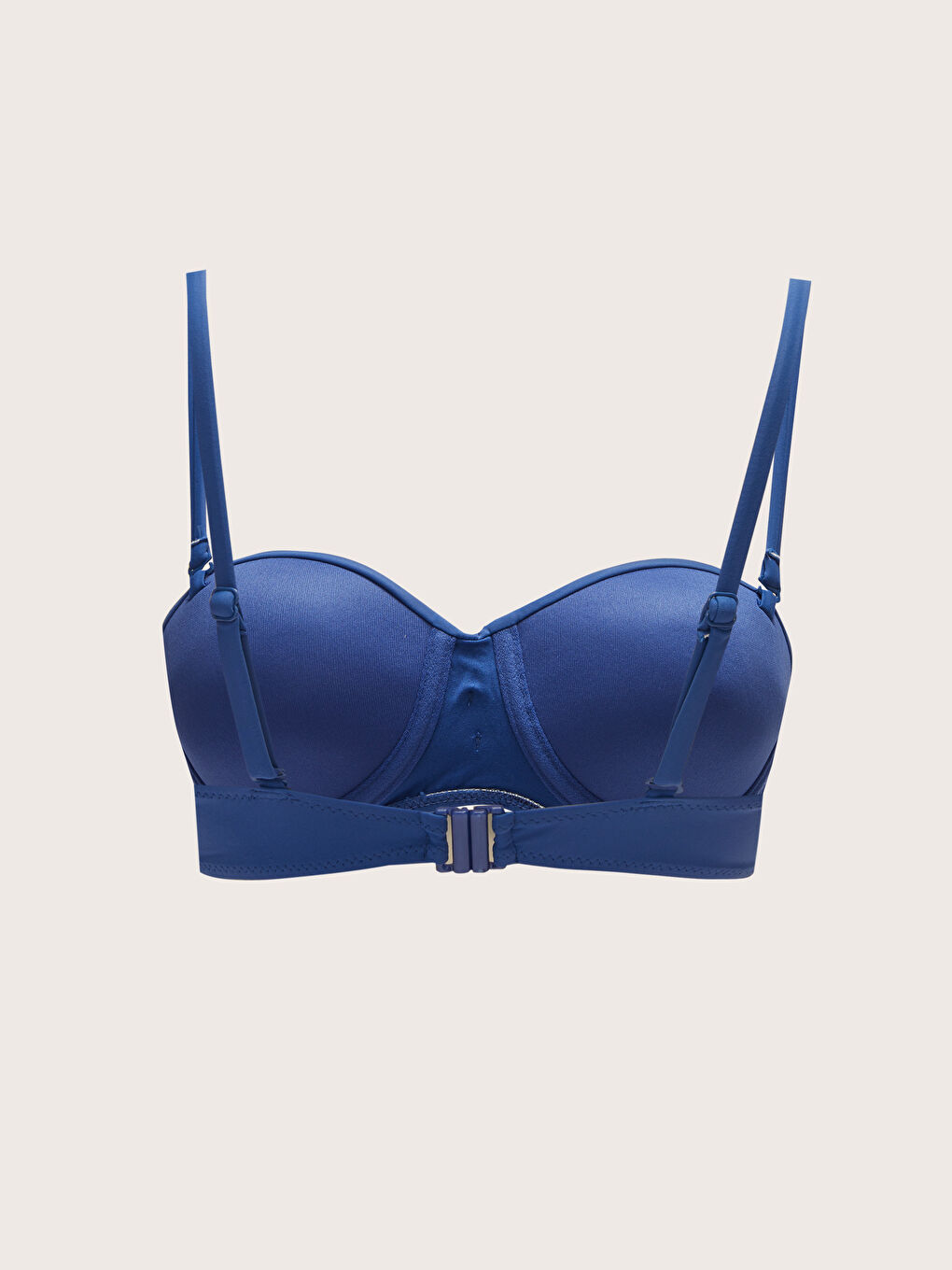 جزء علوي من البكيني قماش راشيل سادة غير مبطن-1