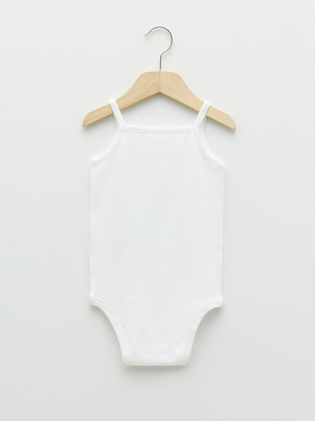 Body Bébé Uni En Coton Basique À Bretelles Et Col Carré Avec Boutons-Pression Lot De 5-2