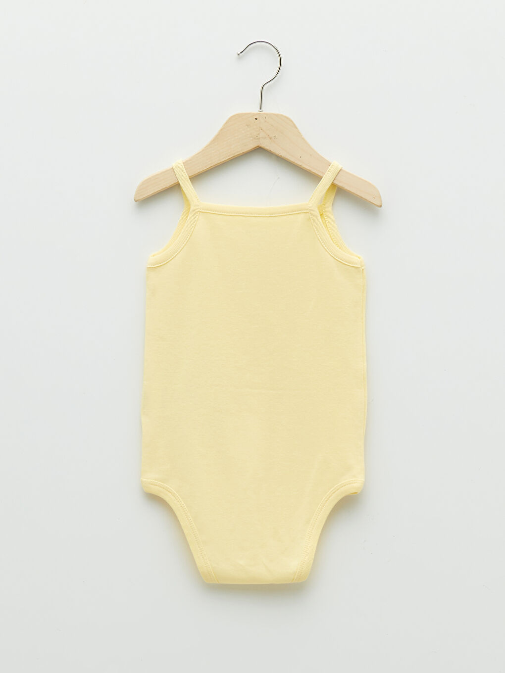 Body Bébé Uni En Coton Basique À Bretelles Et Col Carré Avec Boutons-Pression Lot De 5-5