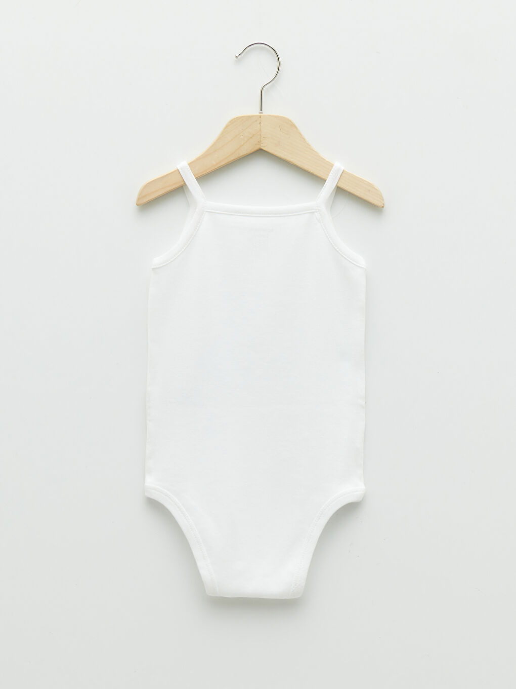 Body Bébé Uni En Coton Basique À Bretelles Et Col Carré Avec Boutons-Pression Lot De 5-7