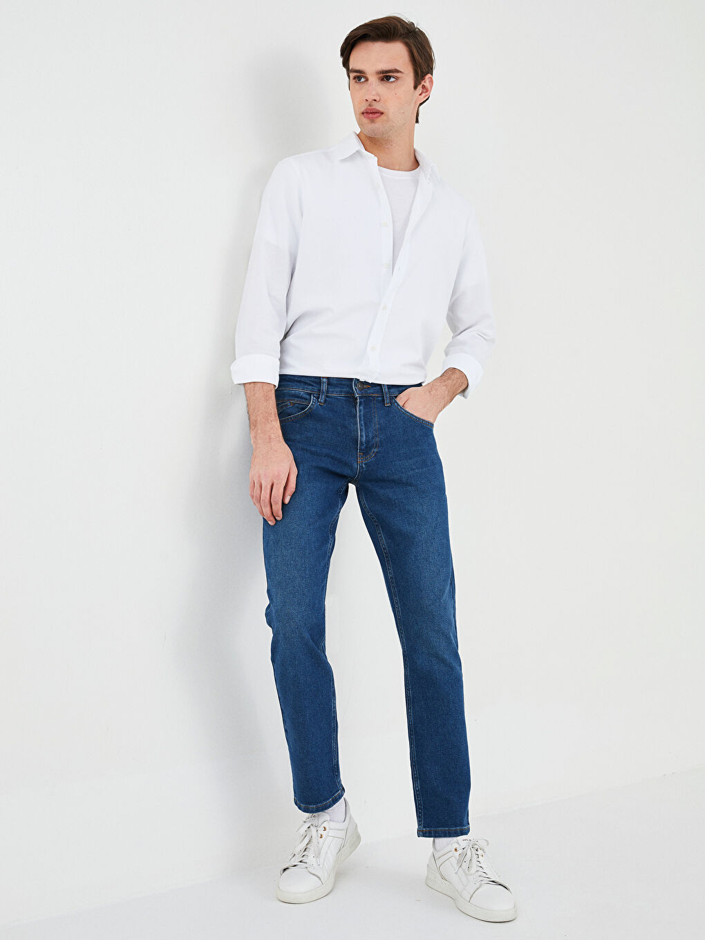 İndigo 750 Slim Fit Erkek Jean Pantolon-1