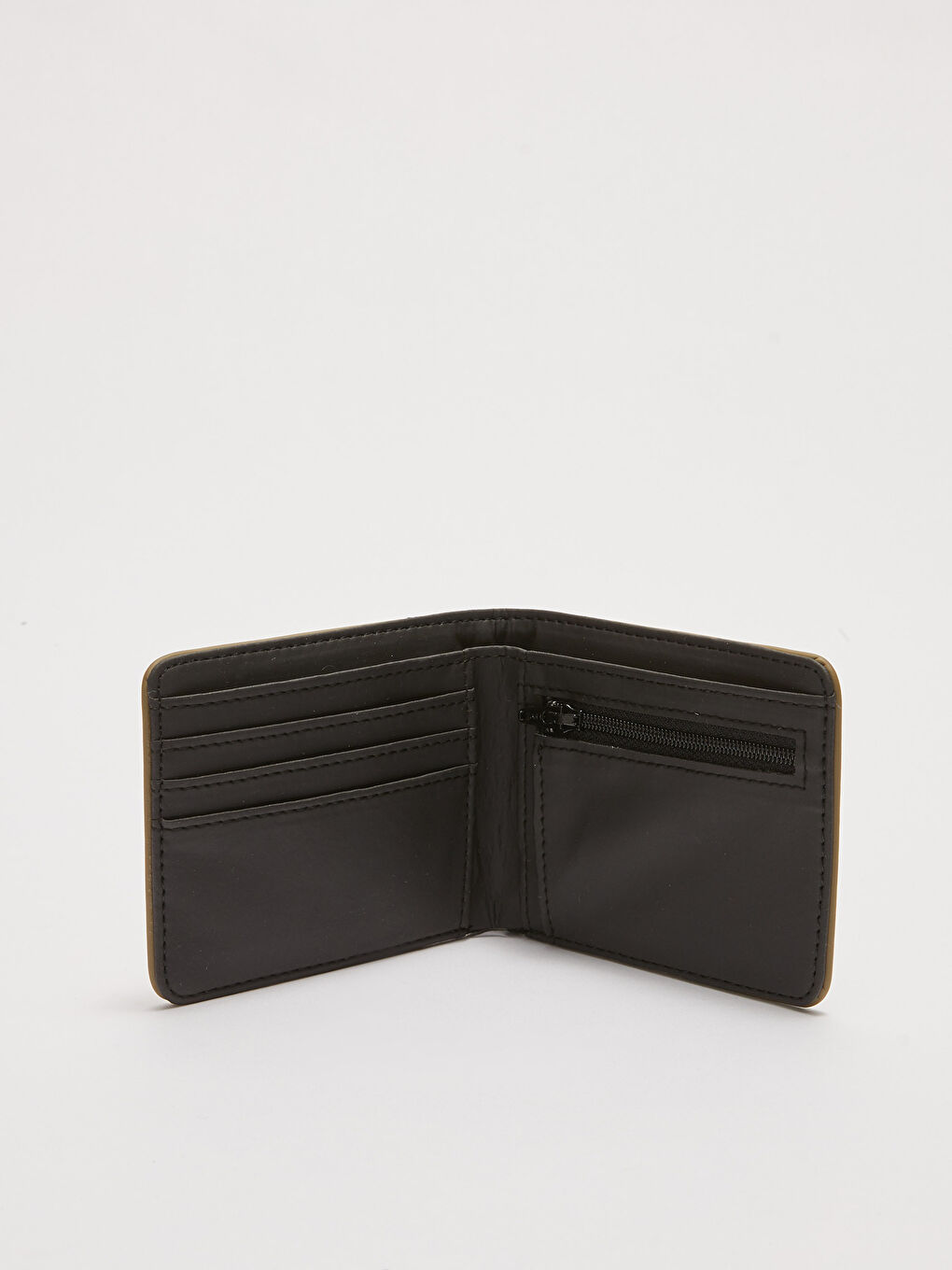 محفظة رجالي بطباعة نص بلوك الألوان-2