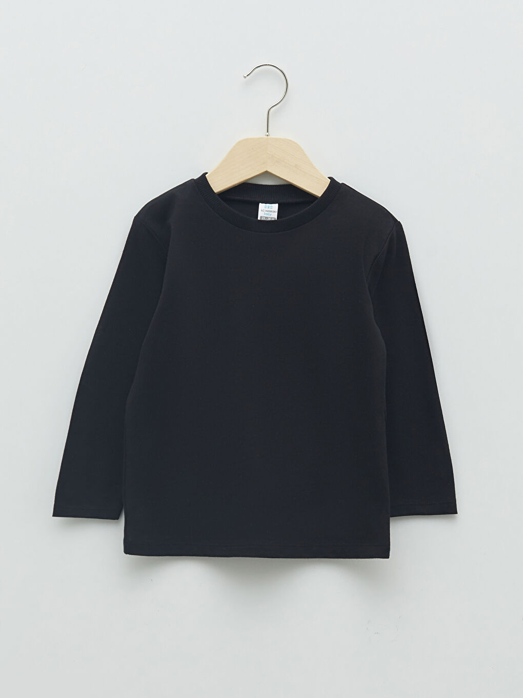 LCW baby Crew Neck Long Sleeve Basic Cotton Baby Boy T-Shirt 2-Pack -S24114Z1-EEW