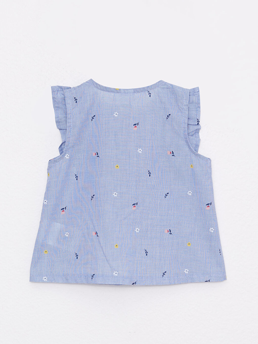 Blouse, Short et Serre-tête en Coton Imprimé à Col Rond pour Bébé Fille, Lot de 3 Pièces-2