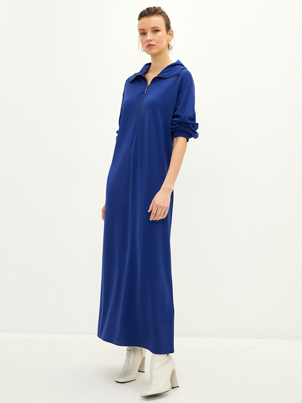 فستان بأكمام طويلة للنساء -S24155Z8-RQK