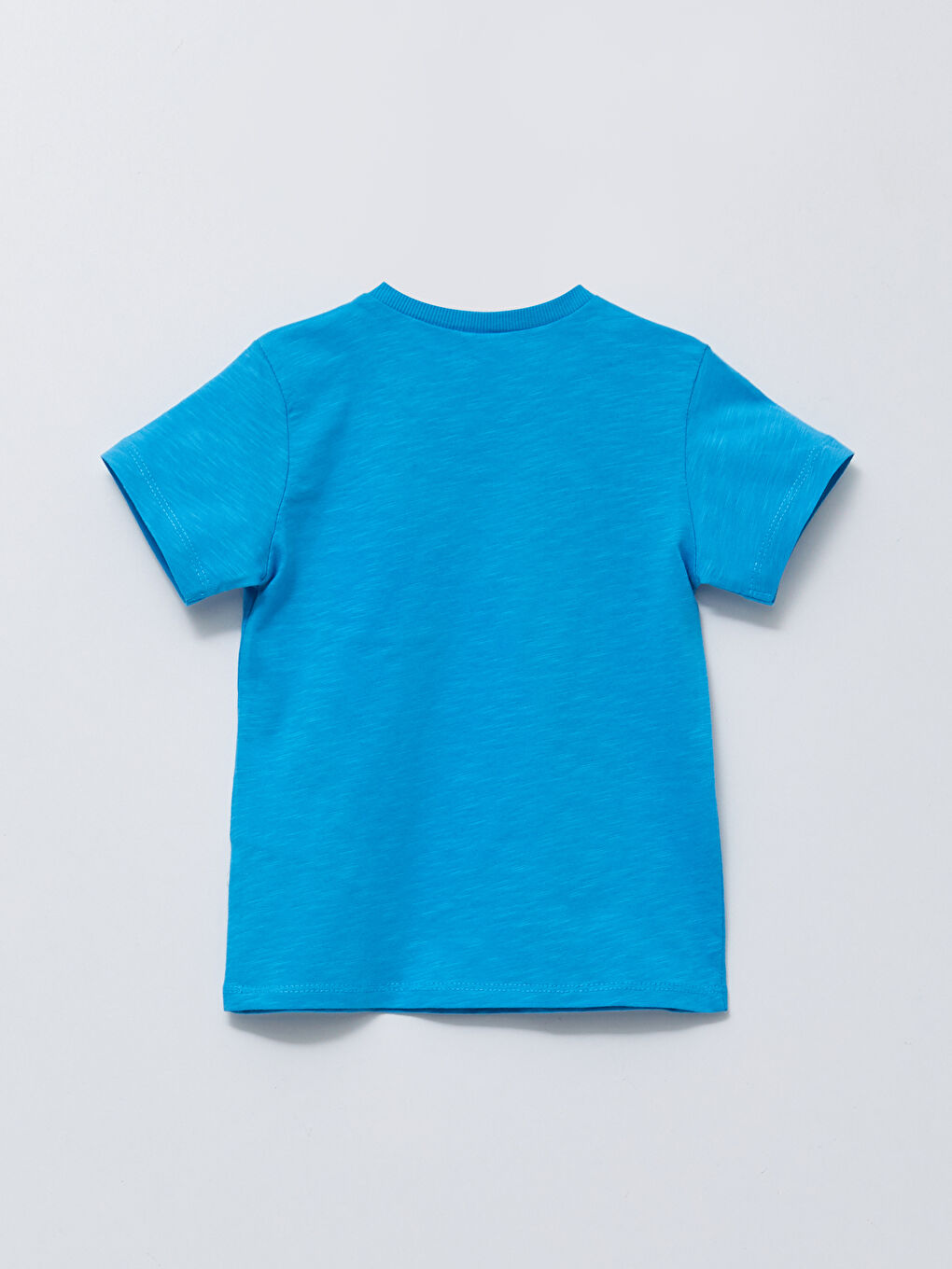 Crew Neck Short Sleeve Basic Baby Boy T-Shirt-1