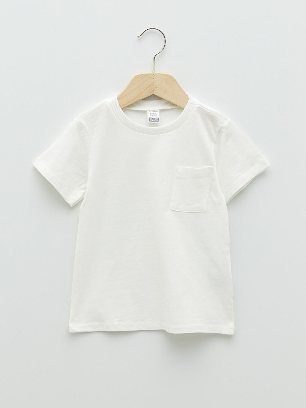 Crew Neck Short Sleeve Basic Baby Boy T-Shirt