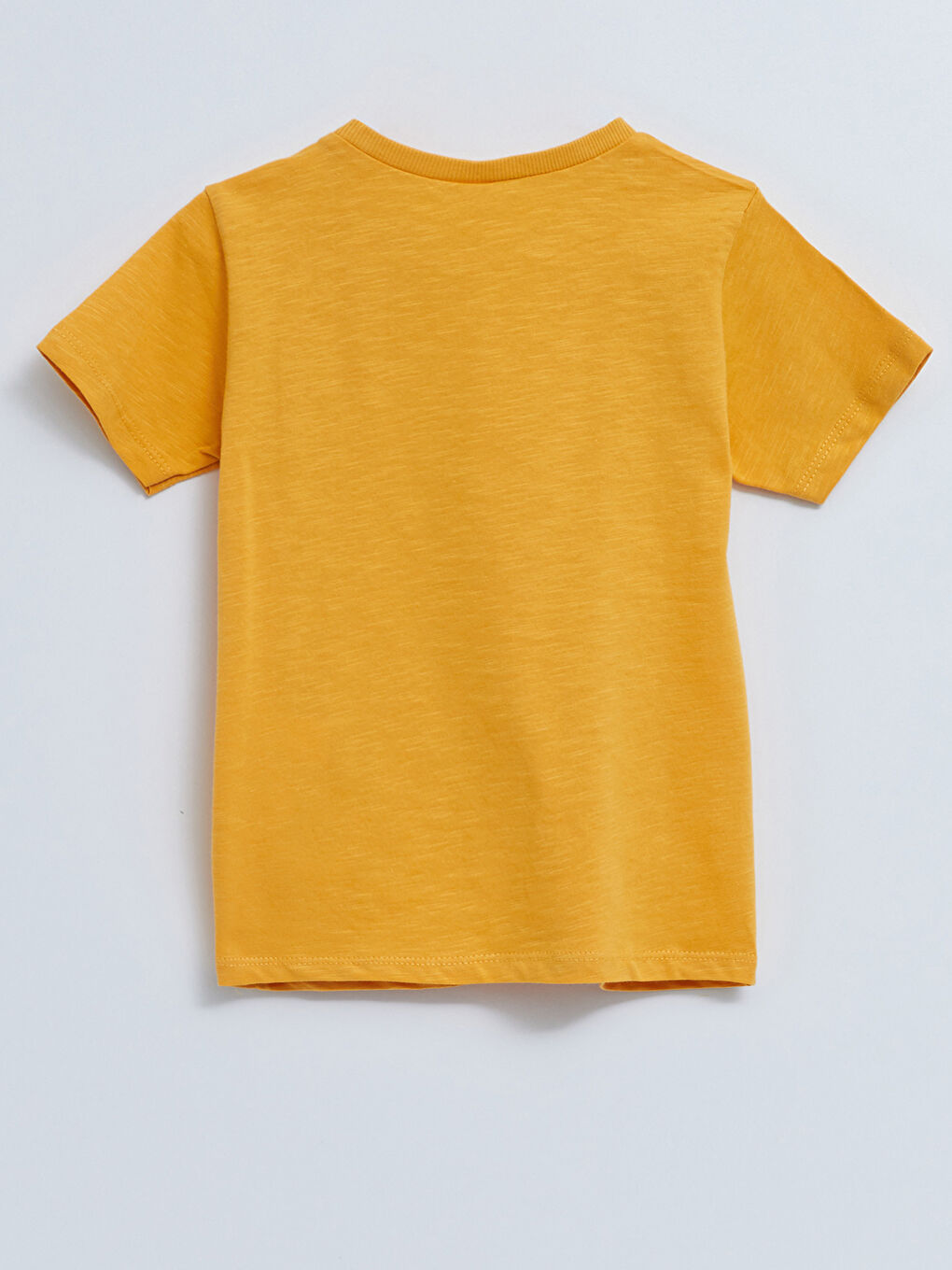 Crew Neck Short Sleeve Basic Baby Boy T-Shirt-1