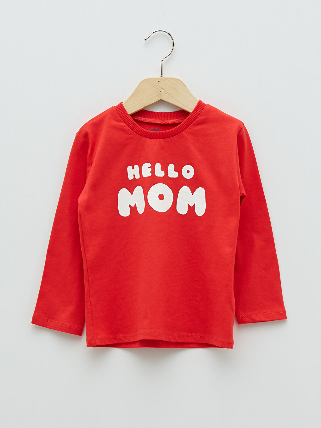 Crew Neck Long Sleeve Printed Cotton Baby Boy T-Shirt 2 Pieces-2
