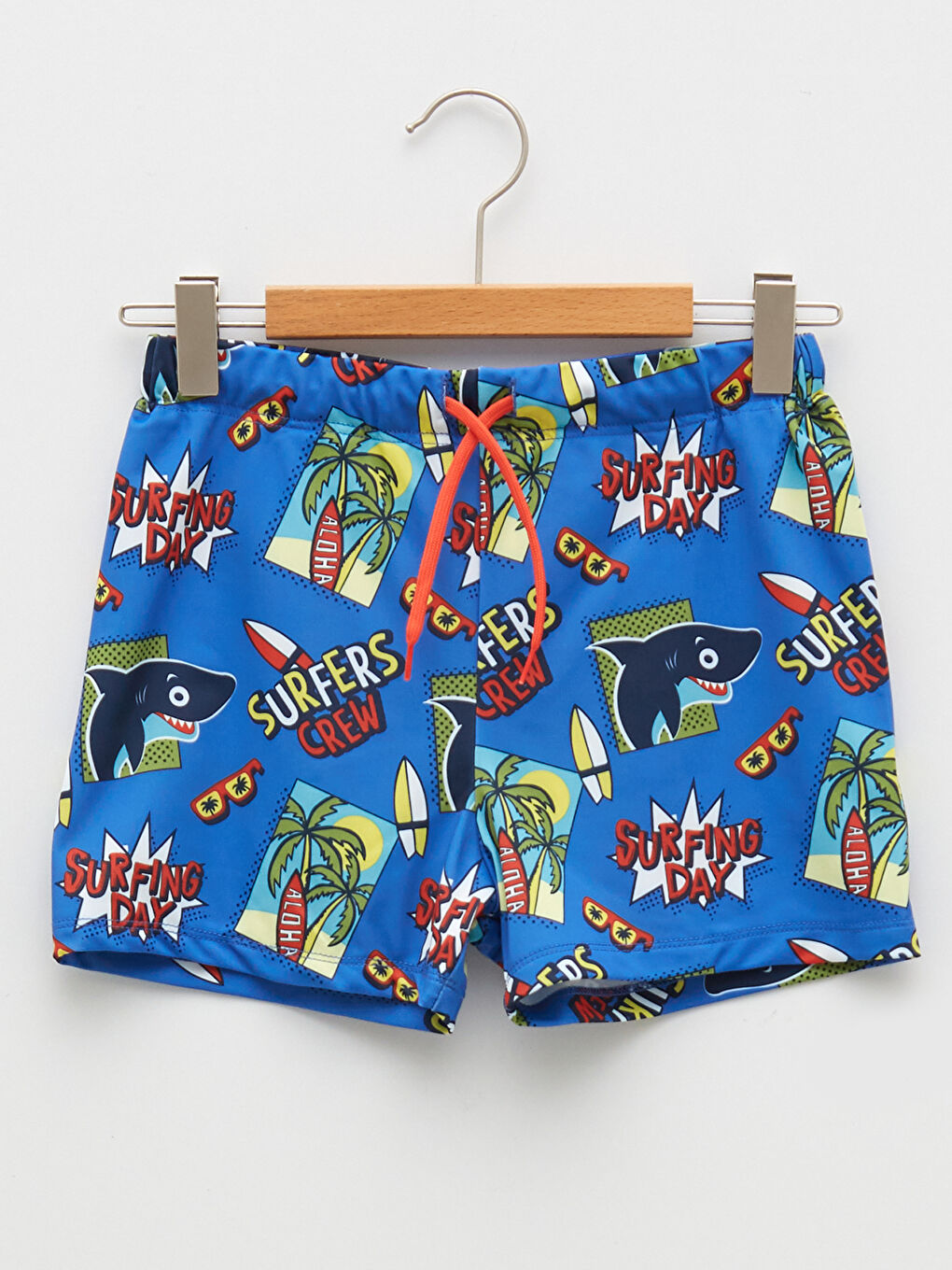 LCW Kids Štampani brzo sušeći dečiji bokser kupaći kostim -S24184Z4-LQQ