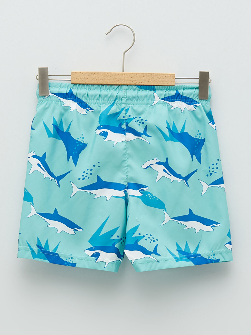 Printed Quick-Drying Boys' Swim Shorts-1
