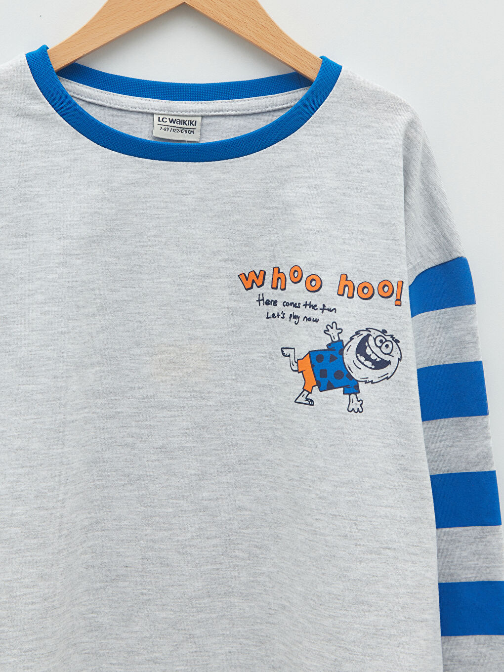 LCW Kids Свободна кройка кръгло деколте отпечатана тениска за момчета -S24231Z4-LAK