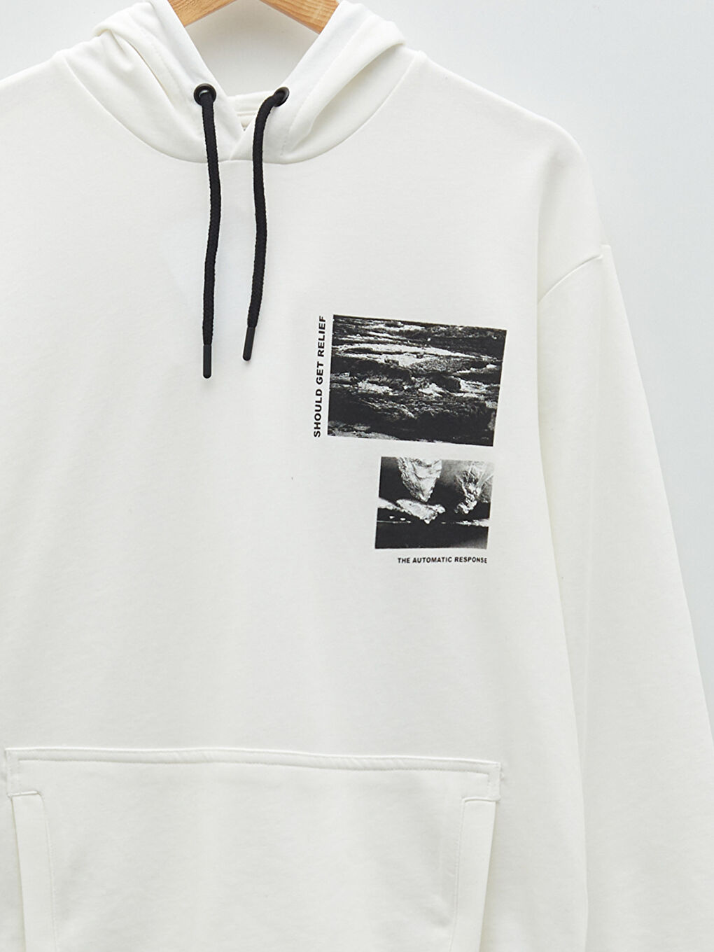 هودي كم طويل مطبوع أوفراسايز للرجال-7