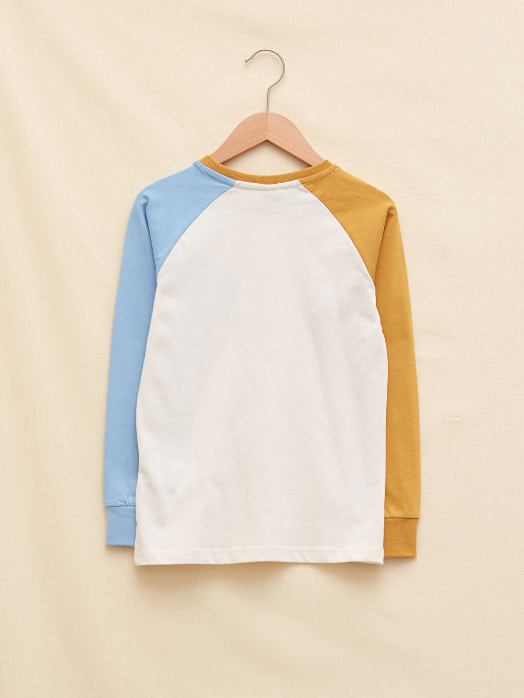 Crew Neck Printed Long Sleeve Boys' T-Shirt-3