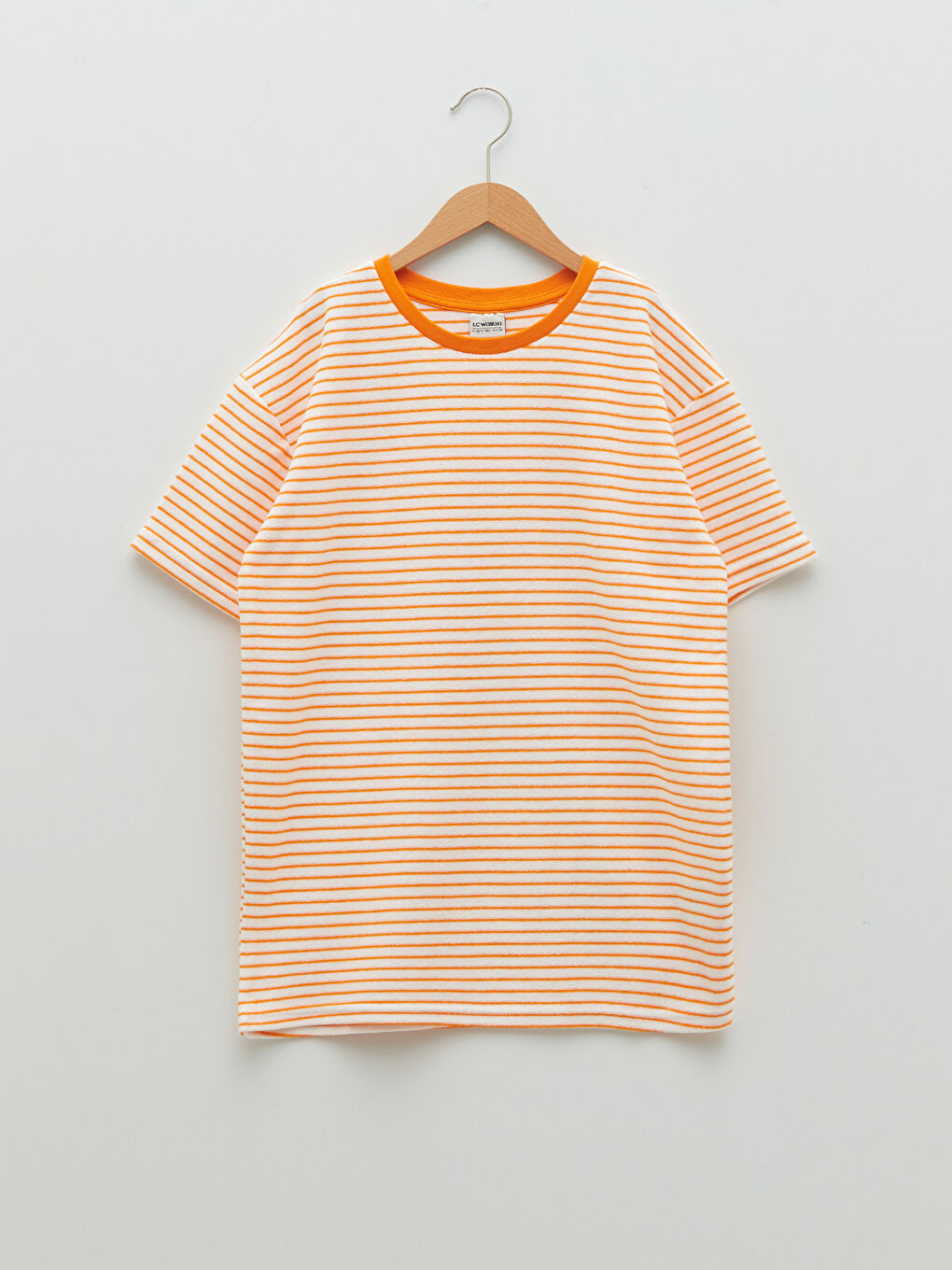 Crew Neck Striped Short Sleeve Boys' T-Shirt