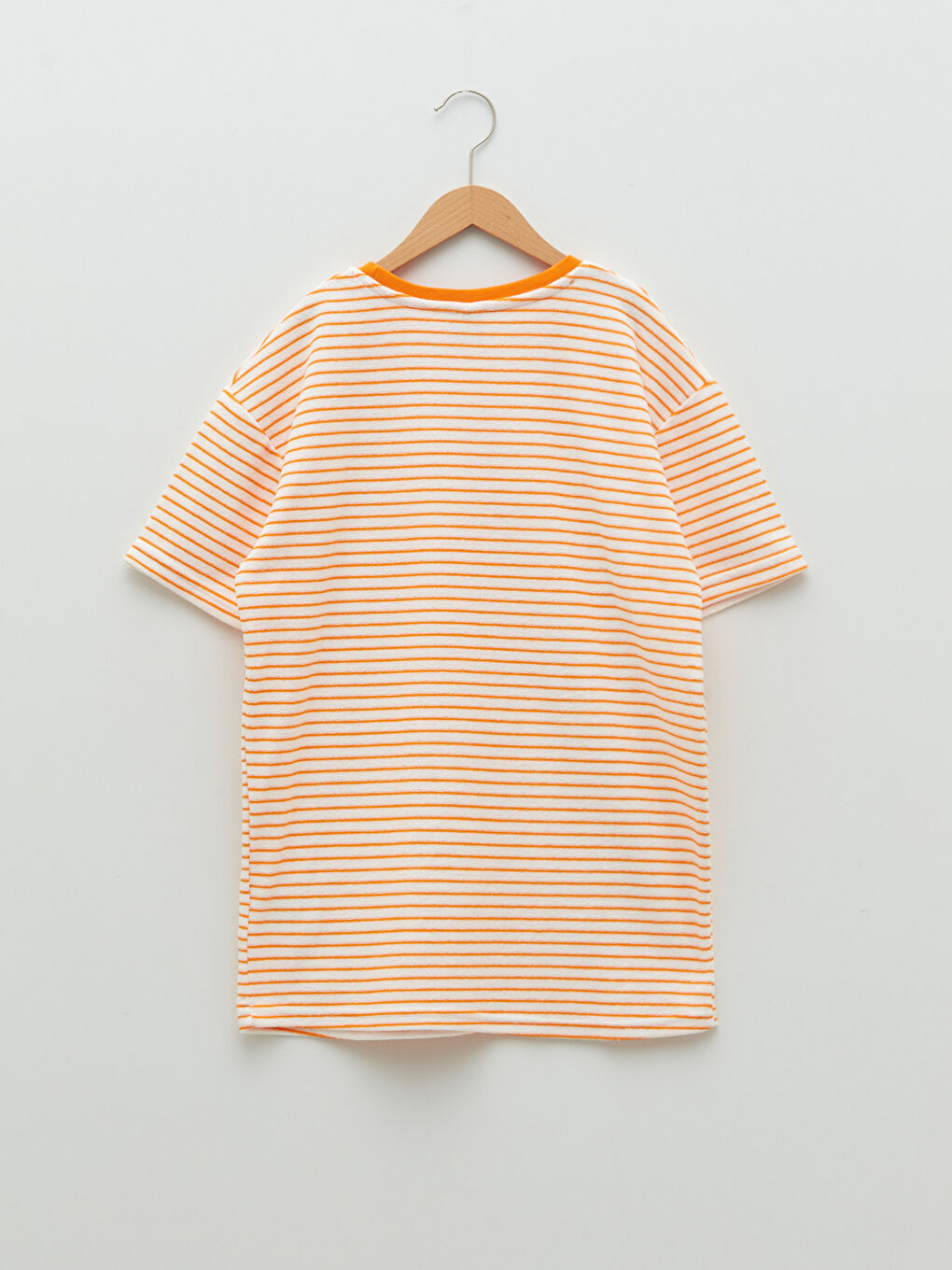 Crew Neck Striped Short Sleeve Boys' T-Shirt-1