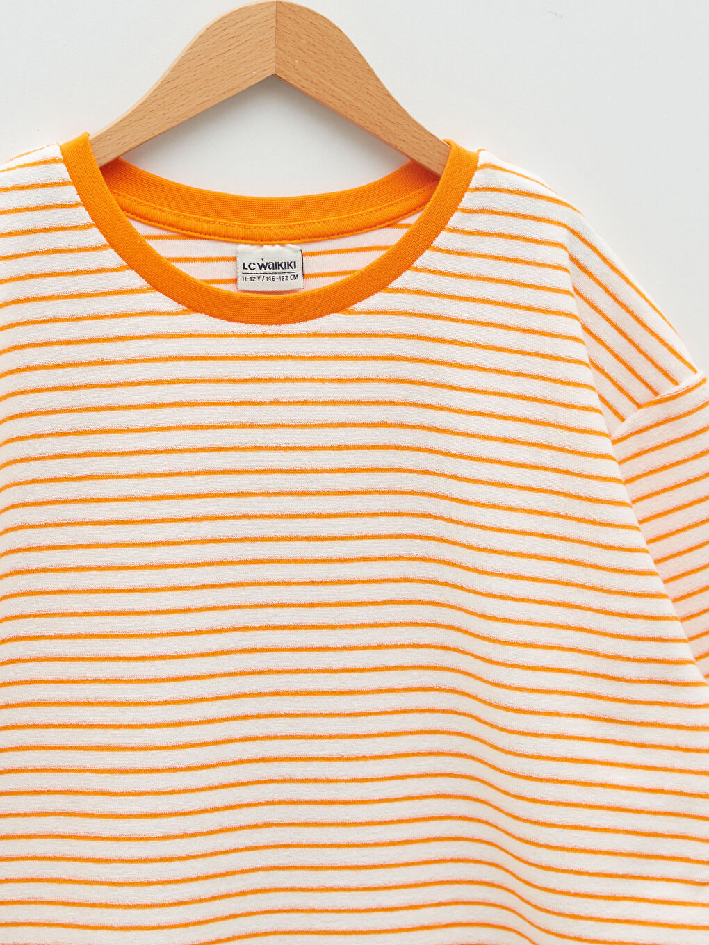 Crew Neck Striped Short Sleeve Boys' T-Shirt-2