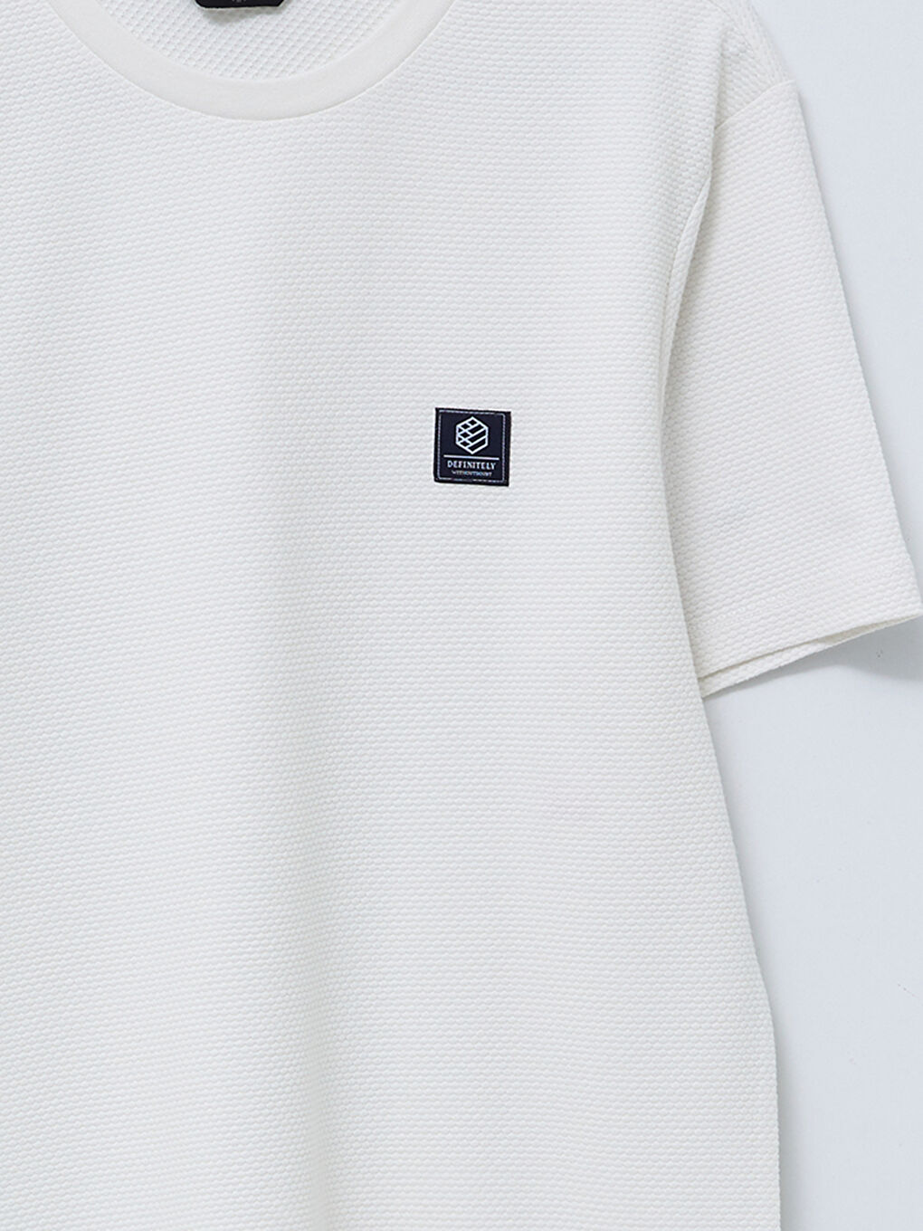 تيشيرت رجالي ياقة دائرية كم قصير مطبوع قطن ممشط-7