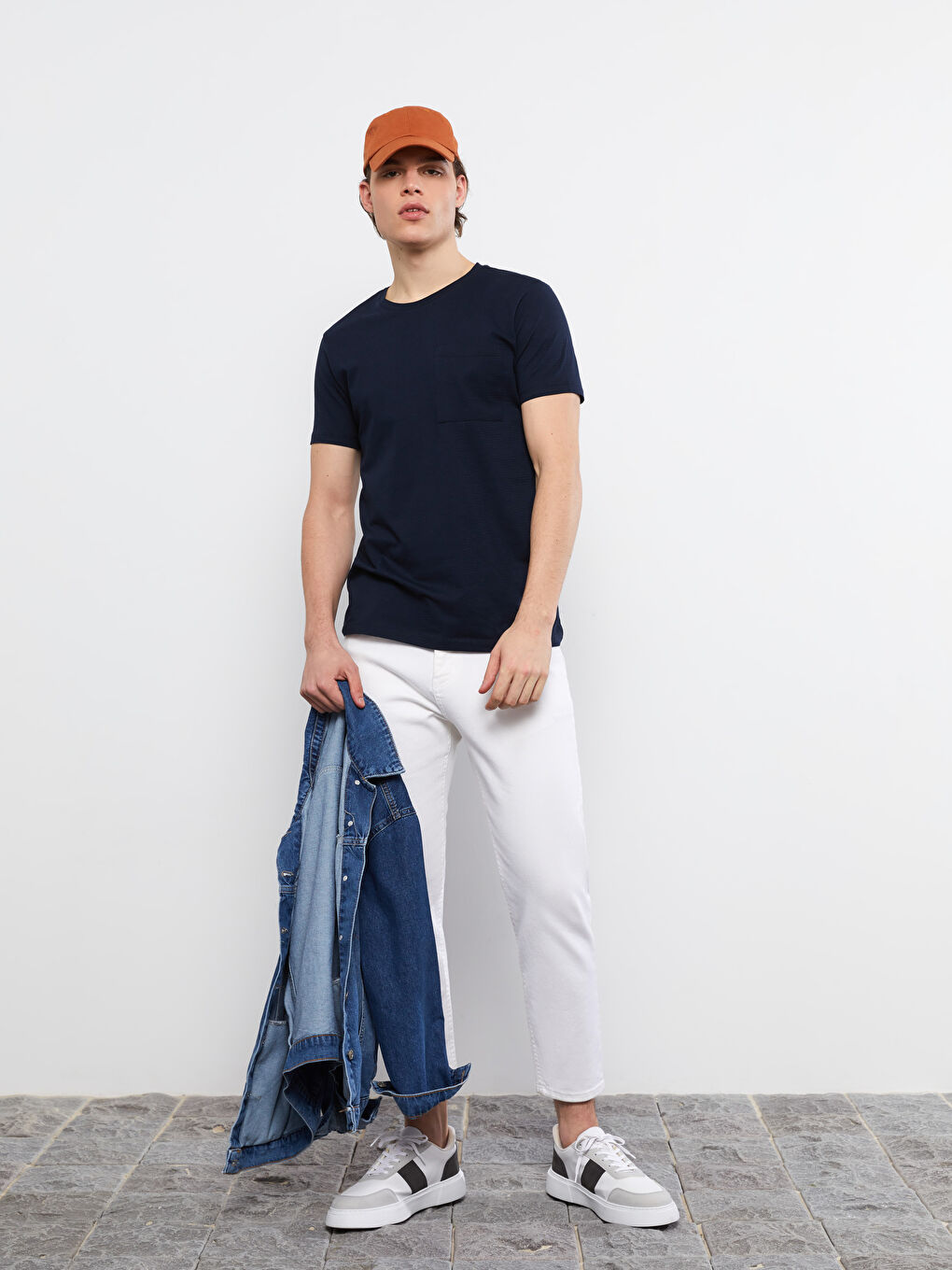 Crew Neck Jersey Men's T-Shirt-1