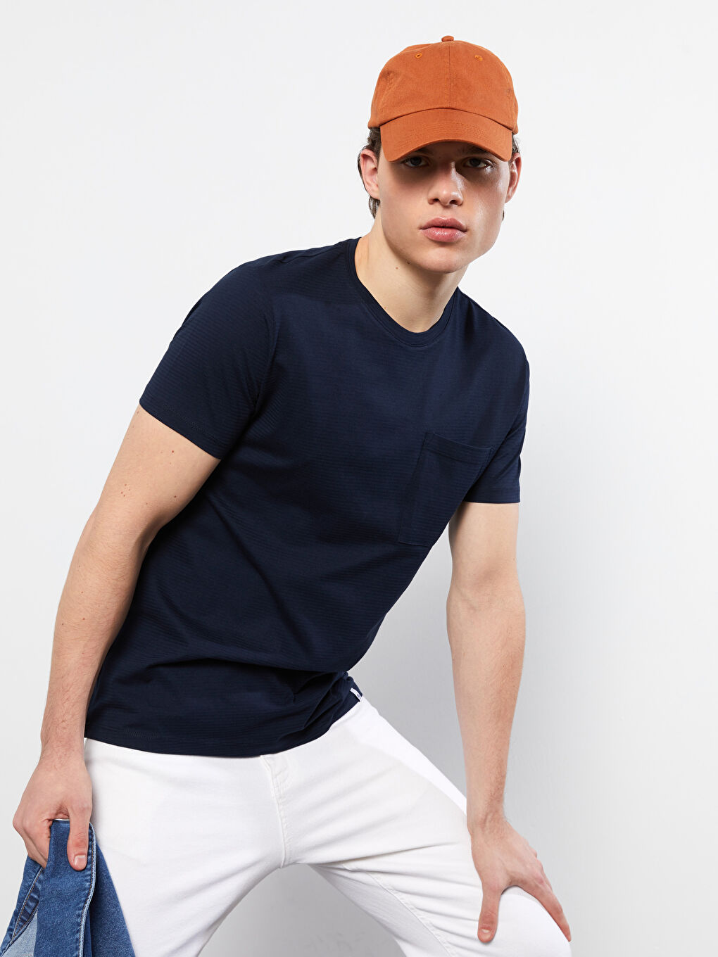 Crew Neck Jersey Men's T-Shirt-2