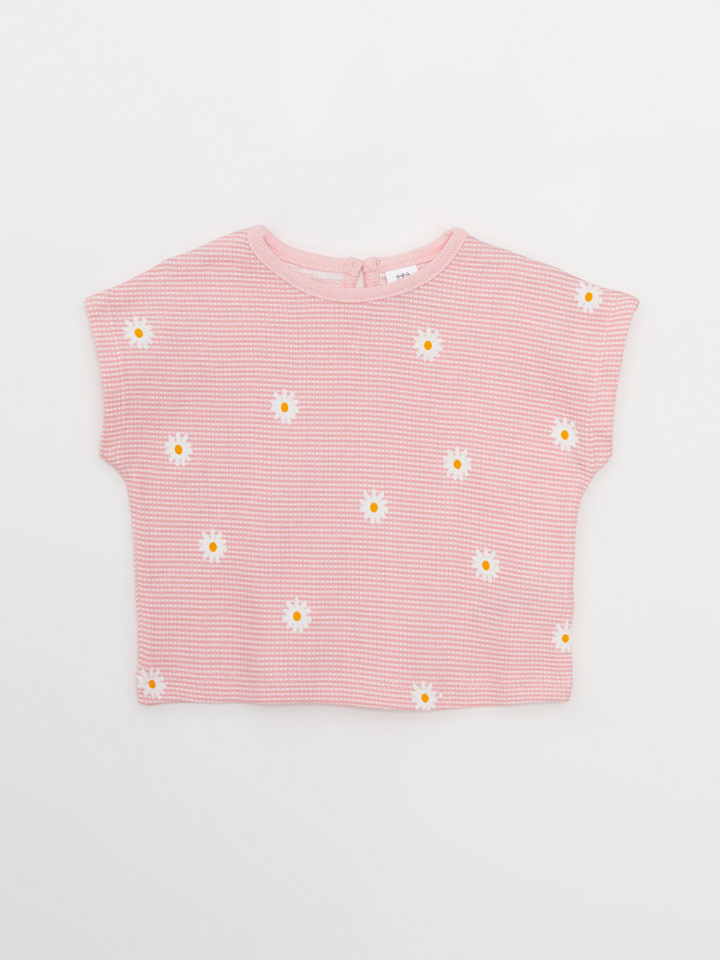 Футболка с круглым вырезом и коротким рукавом с принтом для малышек девочек и шорты - комплект из 2 упаковок-1