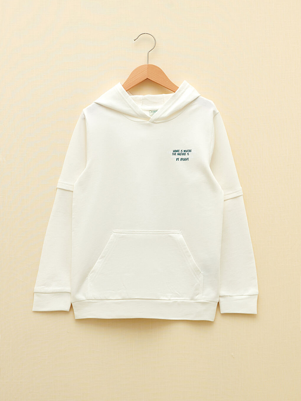 Sweat-shirt à capuche imprimé à manches longues pour garçons