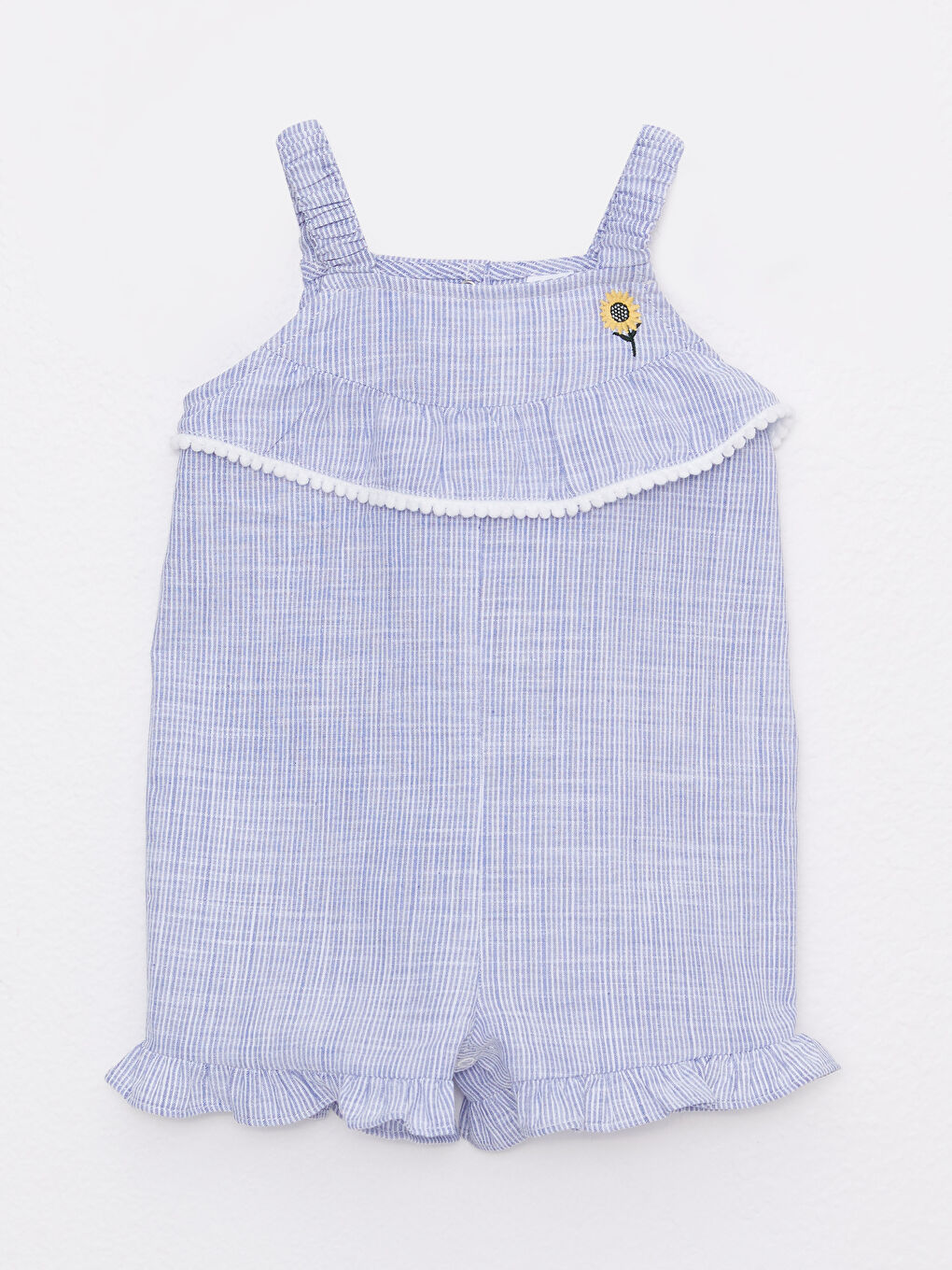 LCW baby Combinaisons Bébé Fille En Coton À Bretelles Et Col Carré -S24404Z1-LEN