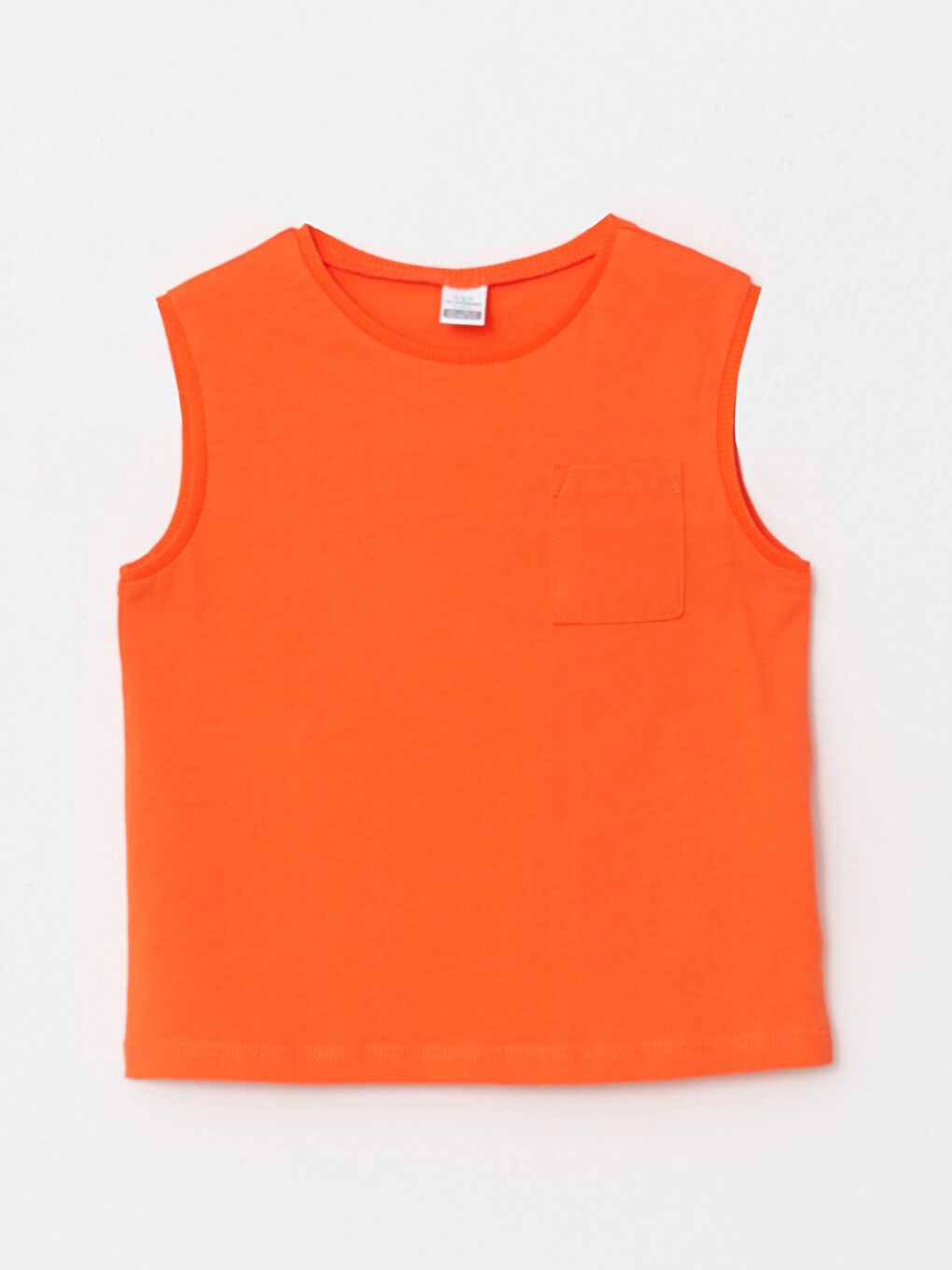 Crew Neck Basic Cotton Baby Boy Singlet