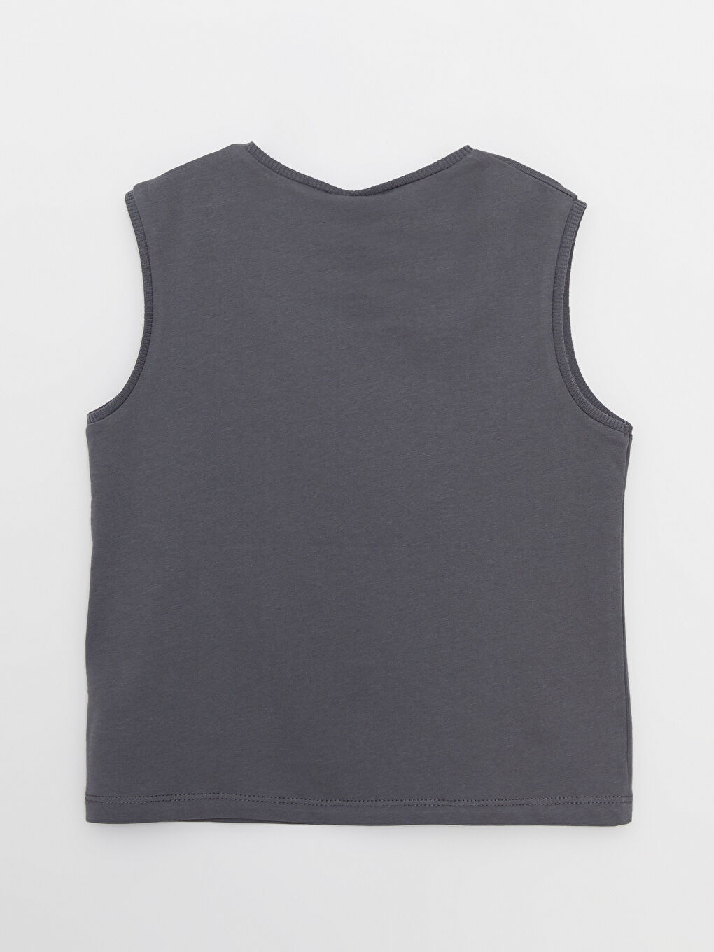 فيست قطن أساسي بياقة دائرية - أولاد رضع-1