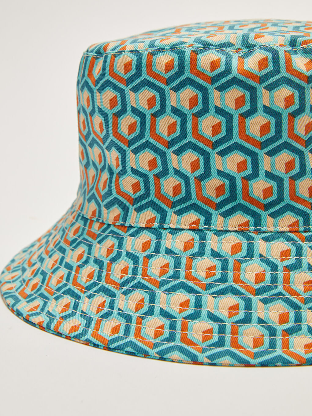 Patterned Women's Bucket Hat-4