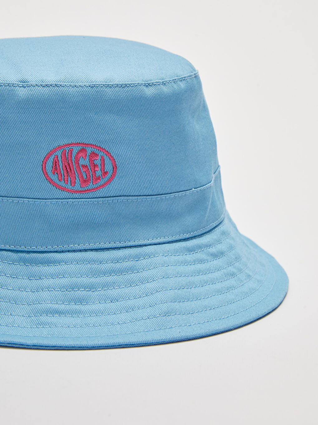 Letter Embroidered Womens Bucket Hat-4