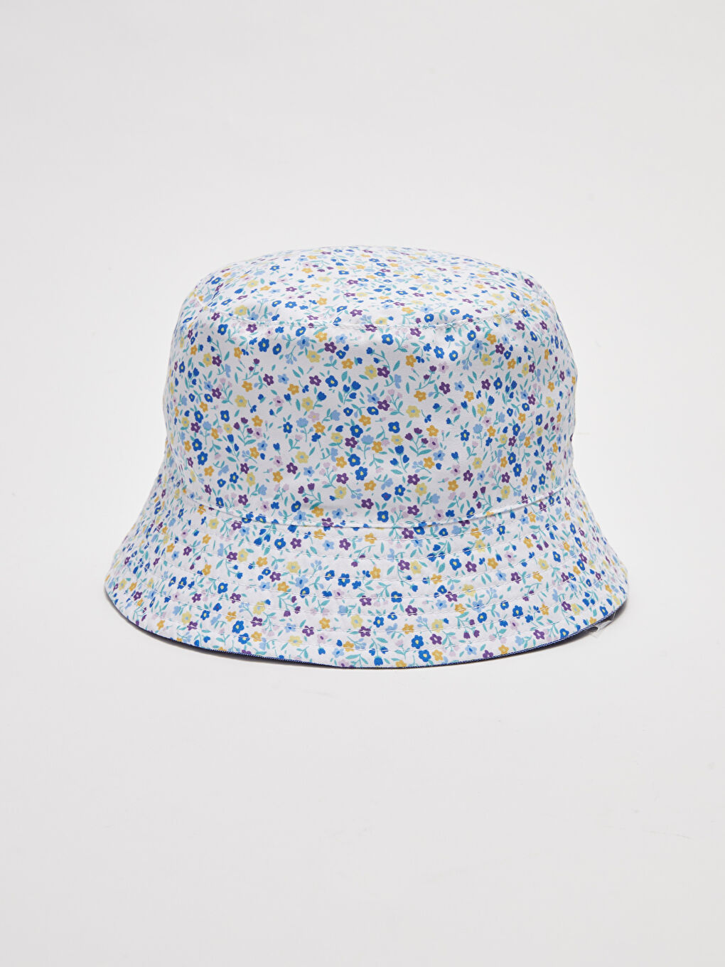 Floral Printed Double Sided Women's Bucket Hat-3