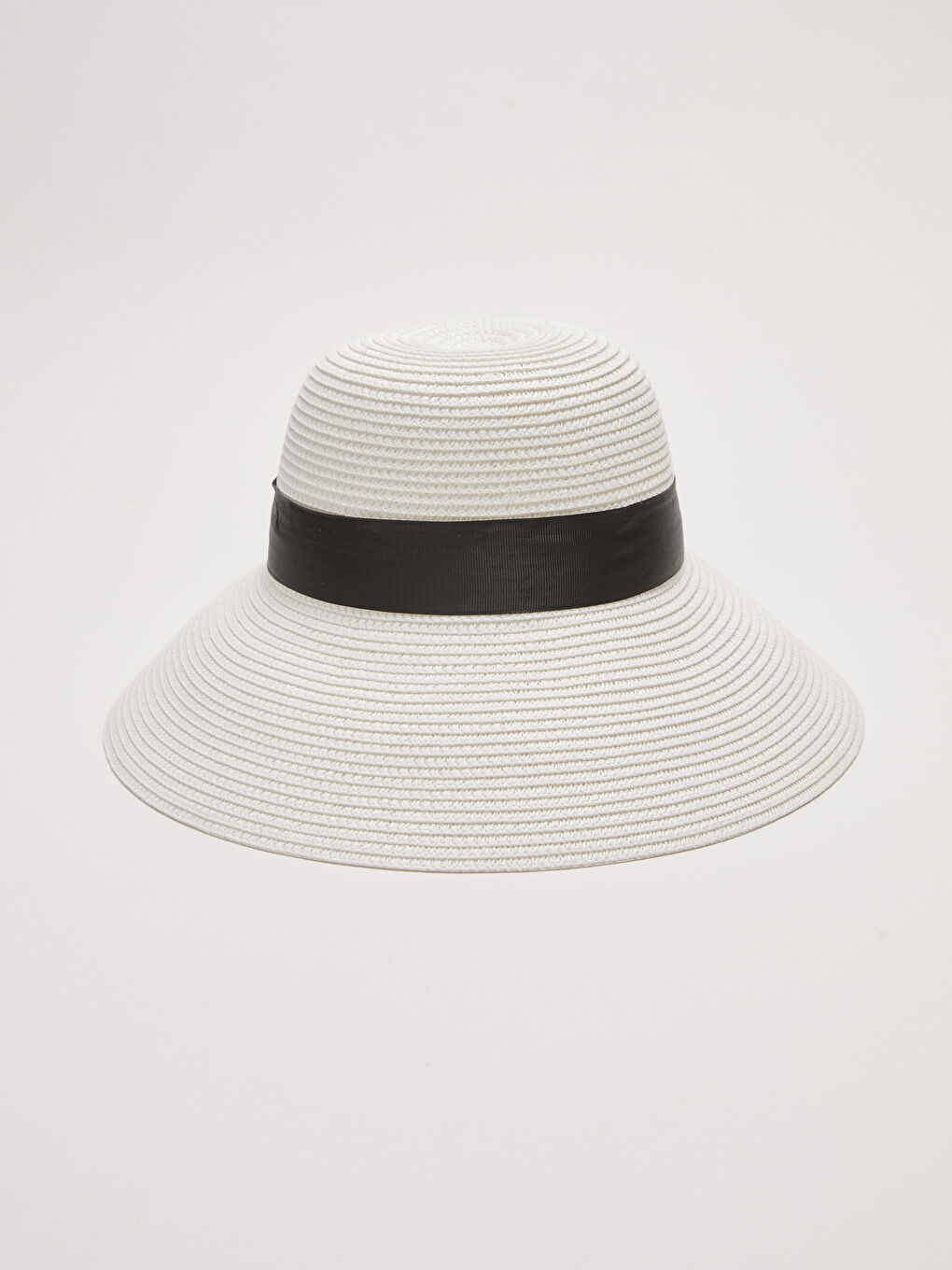Piping Detailed Straw Women's Hat -S24458Z8-FFB