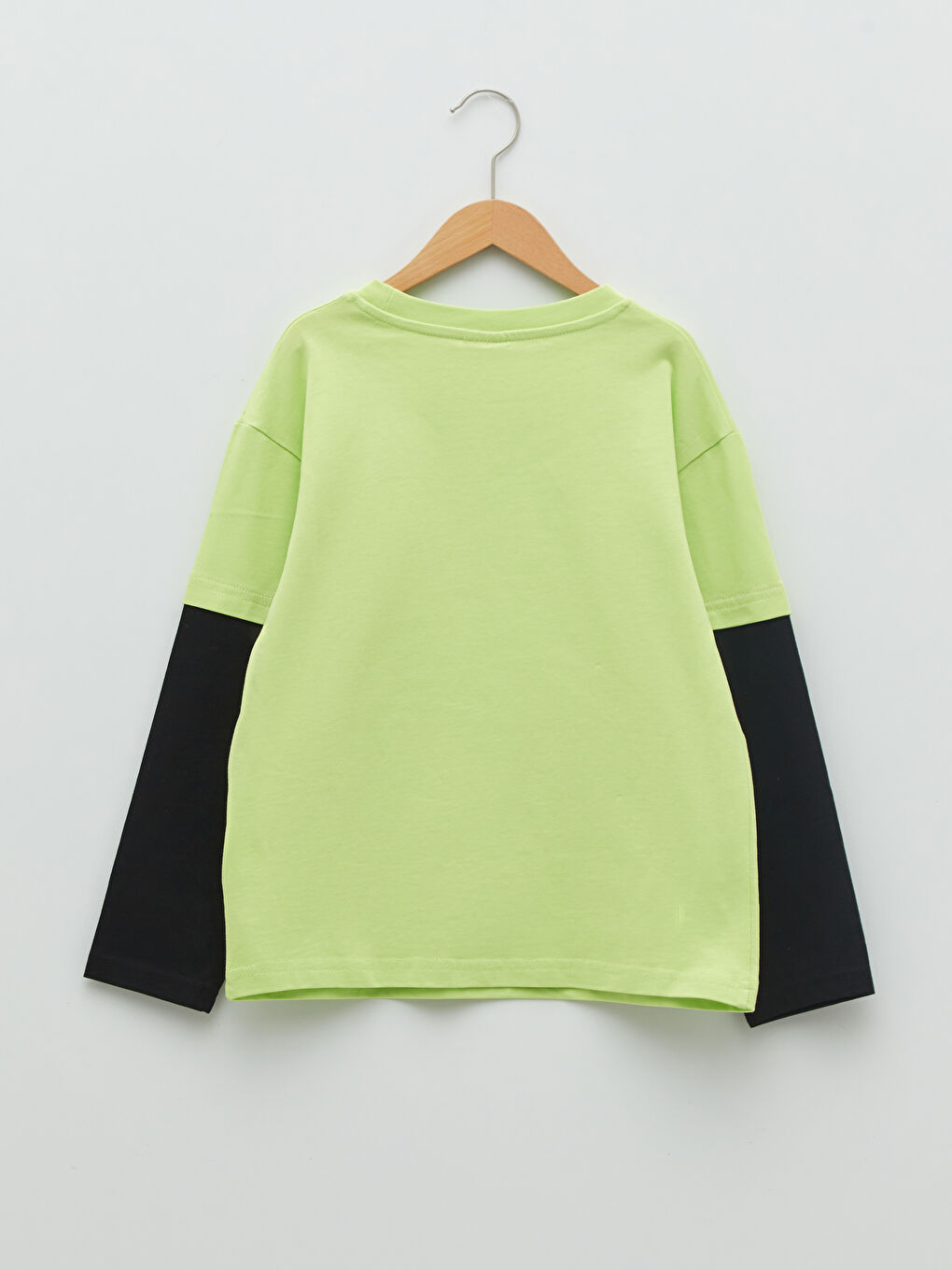 LCW Kids Crew Neck Printed Long Sleeve Boys' T-Shirt -S24467Z4-FZ1