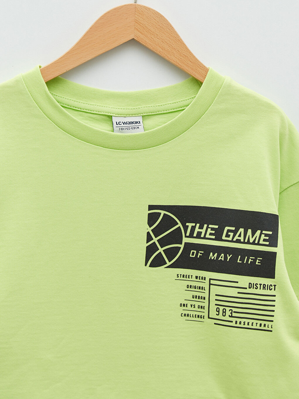 LCW Kids Crew Neck Printed Long Sleeve Boys' T-Shirt -S24467Z4-FZ1