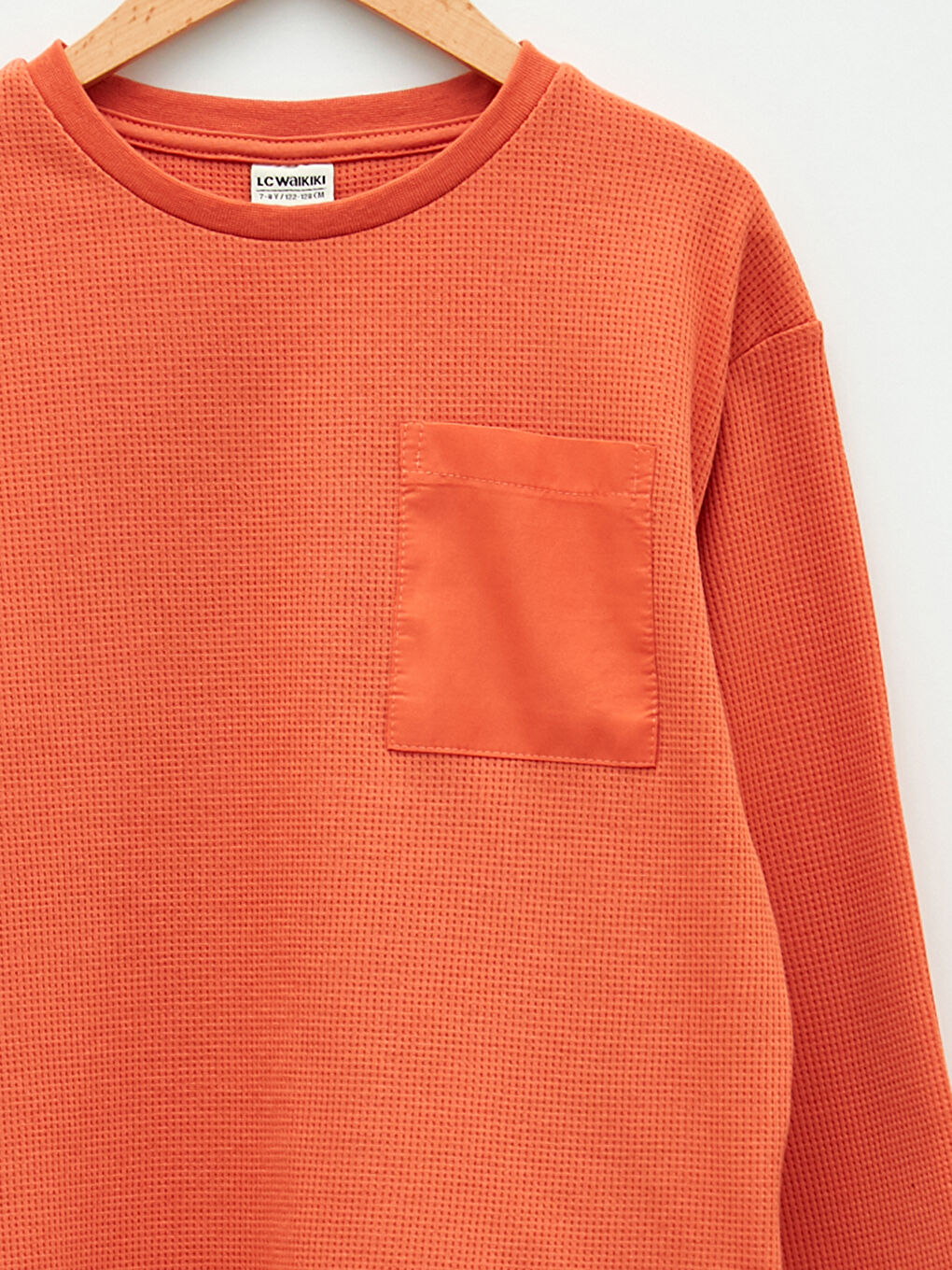 LCW Kids Crew Neck Basic Long Sleeve Boys' T-Shirt -S24477Z4-GE0