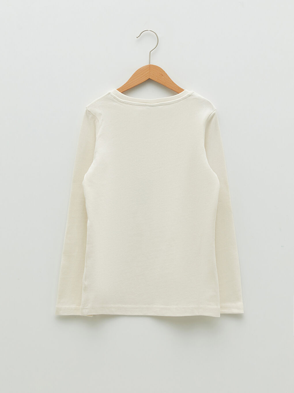 Crew Neck Printed Long Sleeve Boys' T-Shirt-1