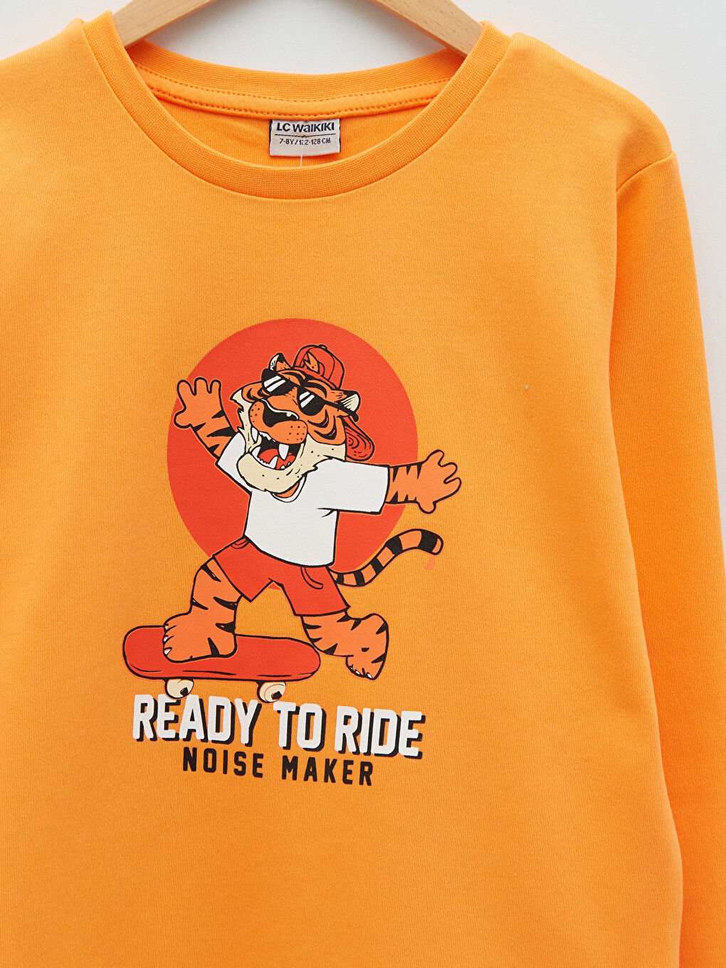 LCW Kids Crew Neck Printed Long Sleeve Boys' Sweatshirt -S24481Z4-GBE
