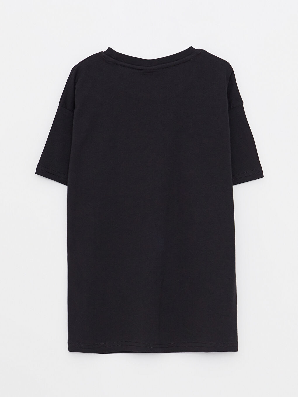 Crew Neck Printed Short Sleeve Cotton Boy T-shirt-1