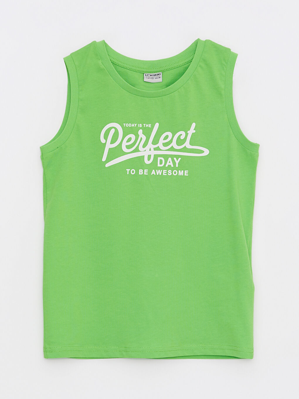 Crew Neck Printed Cotton Boy Athlete