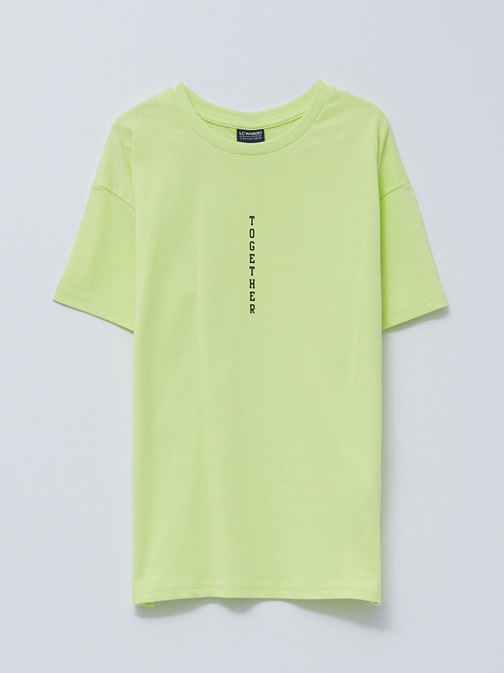 Crew Neck Printed Short Sleeve Boys' T-Shirt